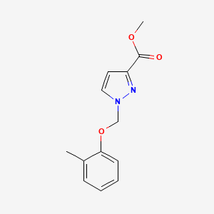 methyl 1-[(2-methylphenoxy)methyl]-1H-pyrazole-3-carboxylate