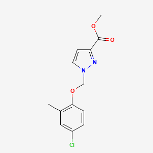 methyl 1-[(4-chloro-2-methylphenoxy)methyl]-1H-pyrazole-3-carboxylate