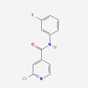 B3335021 2-Chloro-N-(3-fluorophenyl)pyridine-4-carboxamide CAS No. 1019323-09-1