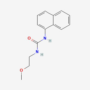 molecular formula C14H16N2O2 B3335048 1-(2-Methoxyethyl)-3-(1-naphthyl)urea CAS No. 102613-39-8