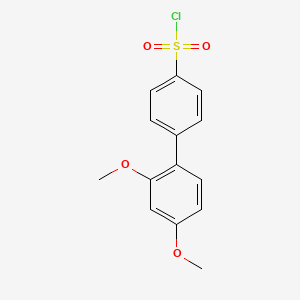 molecular formula C14H13ClO4S B3335084 2'-4'-Dimethoxy-biphenyl-4-sulfonyl chloride CAS No. 1032507-11-1