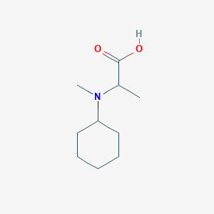 molecular formula C10H19NO2 B3335210 N-cyclohexyl-N-methylalanine CAS No. 1103295-14-2
