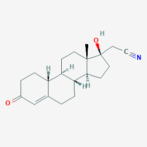 molecular formula C₂₀H₂₇NO₂ B033354 17alpha-Cyanomethyl-19-nortestosterone CAS No. 67473-36-3