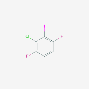 molecular formula C6H2ClF2I B3335455 2-Chloro-1,4-difluoro-3-iodobenzene CAS No. 1208077-36-4