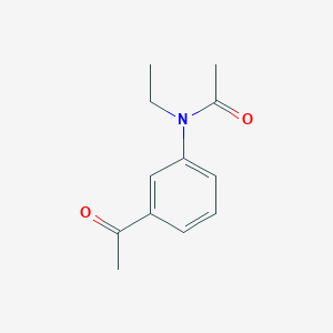 molecular formula C12H15NO2 B033355 n-(3-Acetylphenyl)-n-ethylacetamide CAS No. 200630-96-2