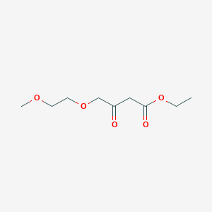 molecular formula C9H16O5 B3335567 Ethyl 4-(2-methoxyethoxy)-3-oxobutanoate CAS No. 130611-26-6