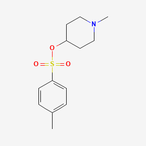 molecular formula C13H19NO3S B3335675 (1-methylpiperidin-4-yl) 4-methylbenzenesulfonate CAS No. 132710-79-3