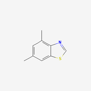 molecular formula C9H9NS B3335685 4,6-Dimethylbenzo[d]thiazole CAS No. 1342310-71-7