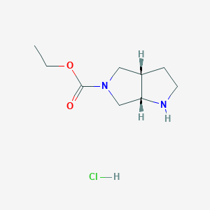 cis-5-Ethoxycarbonyl-1H-hexahydropyrrolo[3,4-b]pyrrole Hydrochloride