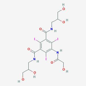 molecular formula C16H20I3N3O8 B033358 N-Desmethyl Iomeprol CAS No. 77868-40-7