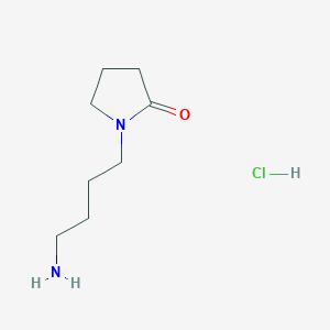 1-(4-Aminobutyl)pyrrolidin-2-one hydrochloride