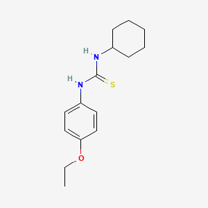 1-Cyclohexyl-3-(4-ethoxyphenyl)thiourea