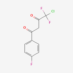4-Chloro-4,4-difluoro-1-(4-fluorophenyl)butane-1,3-dione