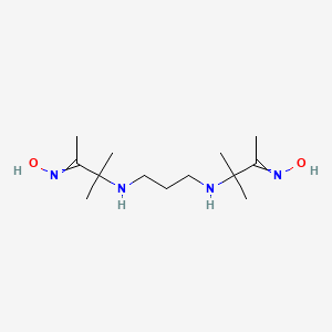 molecular formula C13H28N4O2 B3336031 N,N'-Bis(3-oximino-2-methyl-2-butyl)-1,3-diaminopropane CAS No. 17023-02-8