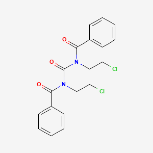 n-[Benzoyl(2-chloroethyl)carbamoyl]-n-(2-chloroethyl)benzamide