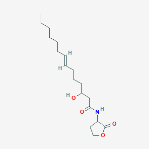 molecular formula C18H31NO4 B3336053 Small bacteriocin CAS No. 172617-17-3