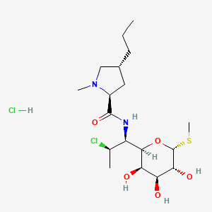 molecular formula C18H34Cl2N2O5S B3336066 7-Epiclindamycin hydrochloride CAS No. 17431-55-9