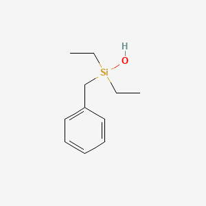 molecular formula C11H18OSi B3336089 benzyldiethylsilanol CAS No. 17994-06-8