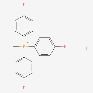 molecular formula C19H15F3IP B3336116 Methyltris(4-fluorophenyl)phosphonium iodide CAS No. 18606-51-4