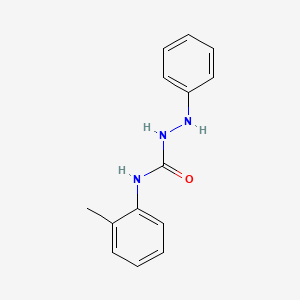 molecular formula C14H15N3O B3336160 N-(2-methylphenyl)-2-phenylhydrazinecarboxamide CAS No. 20049-84-7