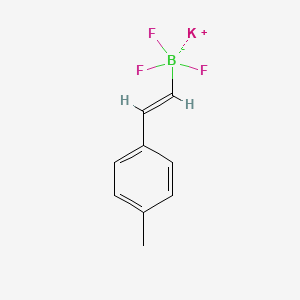 molecular formula C9H9BF3K B3336247 Potassium 4-methyl-beta-styryltrifluoroborate CAS No. 219718-86-2