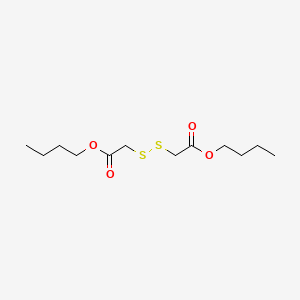 molecular formula C12H22O4S2 B3336340 Dibutyl 2,2'-dithiodiacetate CAS No. 23959-95-7