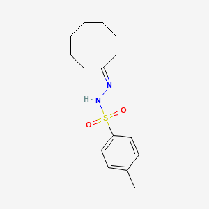 molecular formula C34H46O3 B3336388 Cyclooctanone tosyl hydrazone CAS No. 2567-85-3