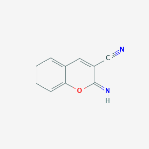 molecular formula C10H6N2O B3336761 2-Imino-2H-chromene-3-carbonitrile CAS No. 36937-71-0