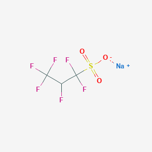molecular formula C3HF6NaO3S B3336836 Sodium 1,1,2,3,3,3-hexafluoropropanesulfonate CAS No. 3916-24-3