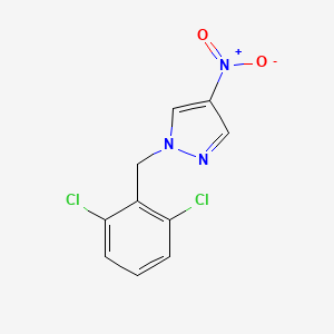 molecular formula C10H7Cl2N3O2 B3336865 1-(2,6-dichlorobenzyl)-4-nitro-1H-pyrazole CAS No. 400877-63-6
