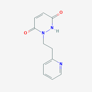 molecular formula C11H11N3O2 B3336921 1,2-dihydro-1-(2-(2-pyridyl)-ethyl)-3,6-pyridazinedione CAS No. 4369-11-3