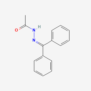 molecular formula C15H14N2O B3337105 N'-(Diphenylmethylidene)acetohydrazide CAS No. 52919-86-5