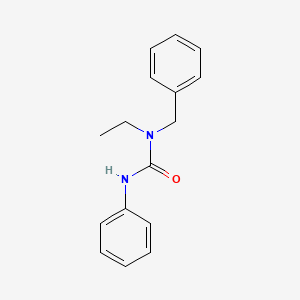 molecular formula C16H18N2O B3337115 1-Benzyl-1-ethyl-3-phenylurea CAS No. 53693-56-4