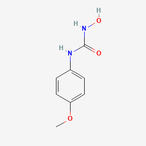 molecular formula C8H10N2O3 B3337116 1-Hydroxy-3-(4-methoxyphenyl)urea CAS No. 53731-87-6