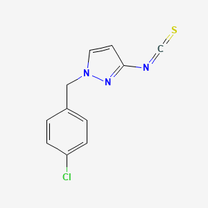 1-(4-chlorobenzyl)-3-isothiocyanato-1H-pyrazole