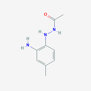 molecular formula C9H13N3O B3337273 N'-(2-amino-4-methylphenyl)acetohydrazide CAS No. 60882-66-8
