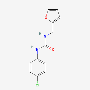 molecular formula C12H11ClN2O2 B3337376 1-(4-Chlorophenyl)-3-(furan-2-ylmethyl)urea CAS No. 6298-28-8