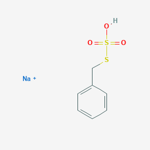 molecular formula C7H8NaO3S2+ B3337393 Sodium;sulfosulfanylmethylbenzene CAS No. 6313-36-6