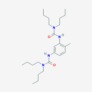 molecular formula C25H44N4O2 B3337434 Urea, N,N''-(4-methyl-1,3-phenylene)bis[N',N'-dibutyl- CAS No. 63785-39-7