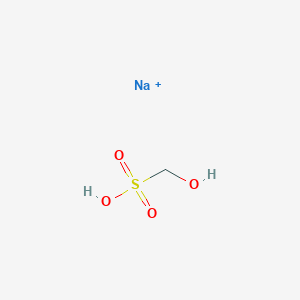 molecular formula CH4NaO4S+ B033375 羟甲磺酸钠 CAS No. 870-72-4