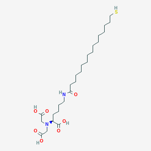molecular formula C26H48N2O7S B3337511 N~2~,N~2~-Bis(carboxymethyl)-N~6~-(16-sulfanylhexadecanoyl)-L-lysine CAS No. 681239-94-1