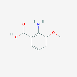 molecular formula C8H9NO3 B033376 2-Amino-3-methoxybenzoic acid CAS No. 3177-80-8
