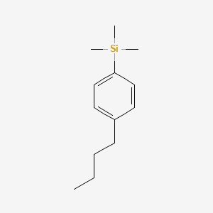 molecular formula C13H22Si B3337789 Silane, (4-butylphenyl)trimethyl- CAS No. 81631-74-5