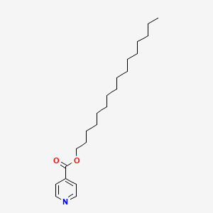 molecular formula C22H37NO2 B3337792 Isonicotinic acid, hexadecyl ester CAS No. 81672-33-5