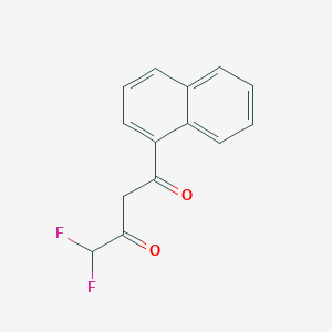 4,4-Difluoro-1-naphthylbutane-1,3-dione