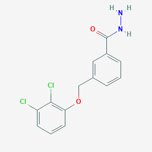 3-[(2,3-Dichlorophenoxy)methyl]benzohydrazide