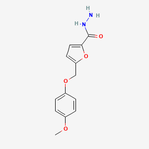 5-[(4-Methoxyphenoxy)methyl]furan-2-carbohydrazide