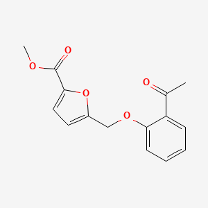 Methyl 5-[(2-acetylphenoxy)methyl]furan-2-carboxylate