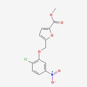 Methyl 5-[(2-chloro-5-nitrophenoxy)methyl]furan-2-carboxylate