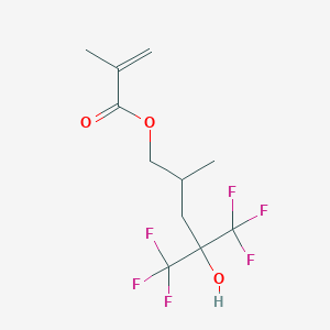 5,5,5-Trifluoro-4-hydroxy-2-methyl-4-(trifluoromethyl)pentyl methacrylate
